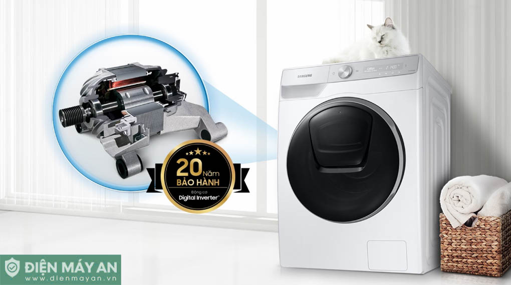 Máy Giặt Cửa Trước Samsung Inverter 10 Kg WW10TP54DSH/SV